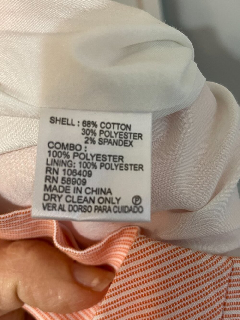 Antonio Melani Celina Dress Size 6 Peach Tank dress ruffle front - Picture 7 of 7